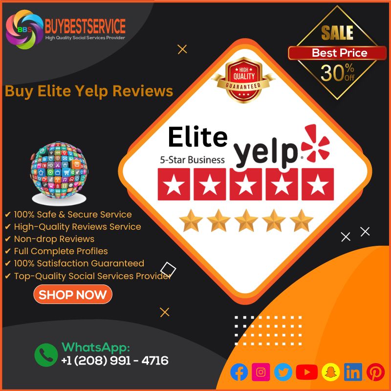 Buy Elite Yelp Reviews - 100% Secure Elite Real Profile
