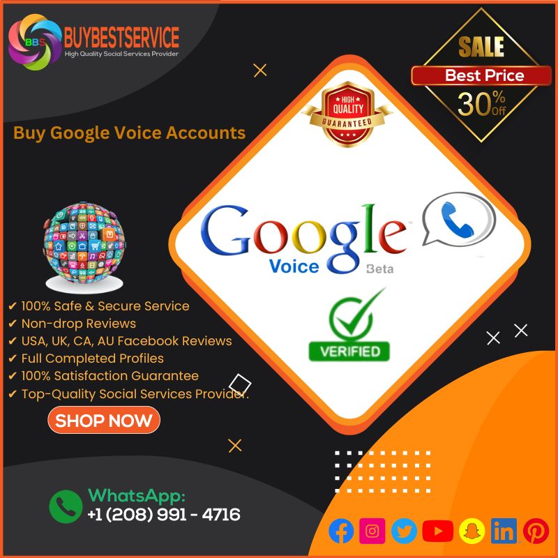 Buy Google Voice Accounts - 100% Safe Google Voice Accounts