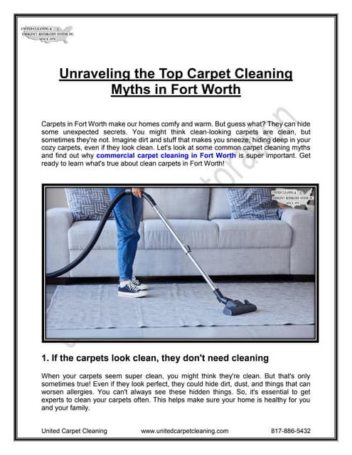 Unraveling the Top Carpet Cleaning Myths in Fort Worth..pdf