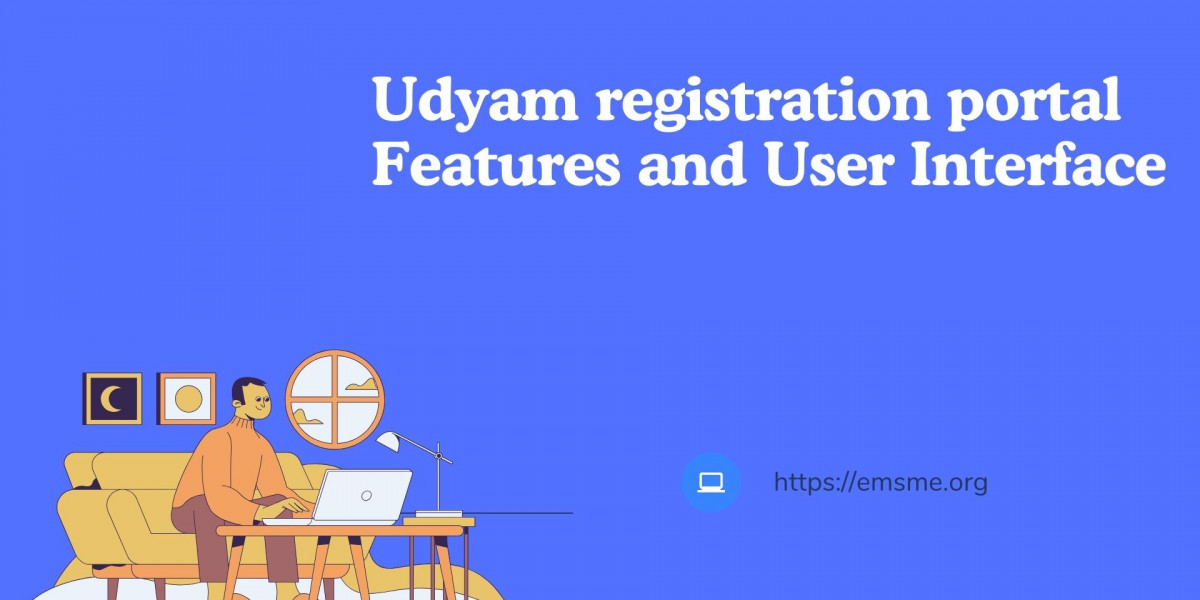 Udyam registration portal Features and User Interface
