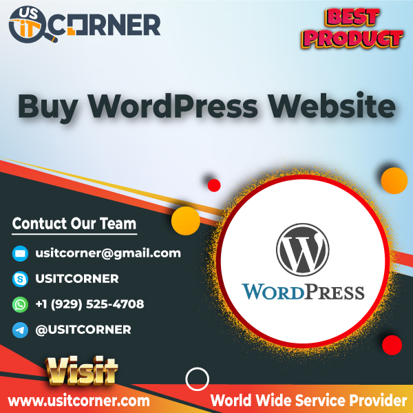 Buy WordPress Websites - 100% Real Service