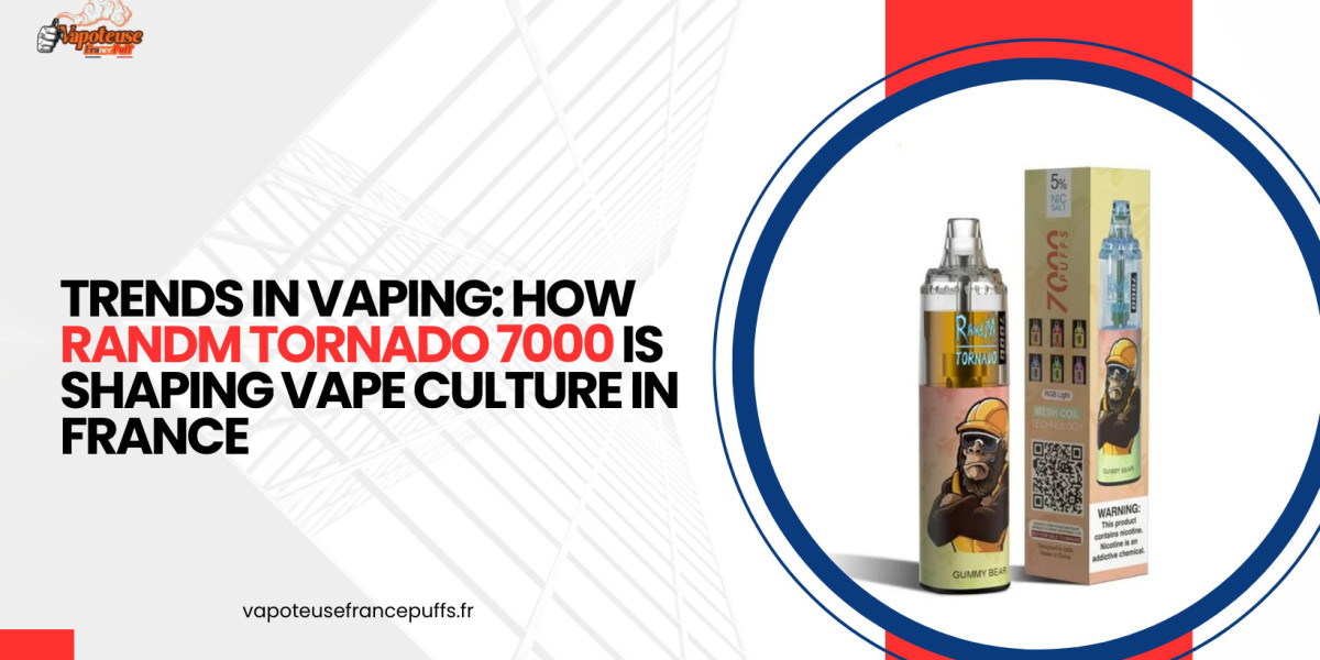 Trends in Vaping: How RandM Tornado 7000 is Shaping Vape Culture in France
