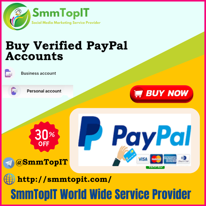 Buy Verified PayPal Accounts - Personal & Business Available