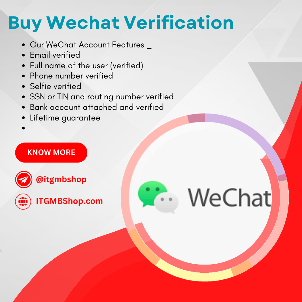 Buy WeChat Account - IT Gmb Shop