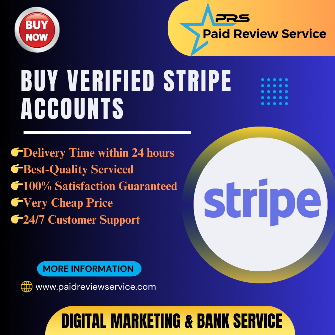 Buy Verified Stripe Accounts - Paid Review Service