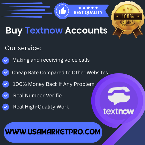 Buy Textnow Accounts – USAMarketPRO