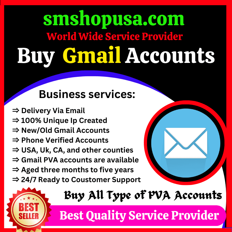 Buy Old Gmail Accounts Bulk Aged Gmail for Business in 2024