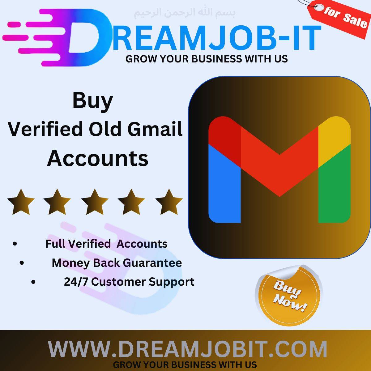 Buy Old Gmail Accounts - With 100% Old & USA Phone Verified