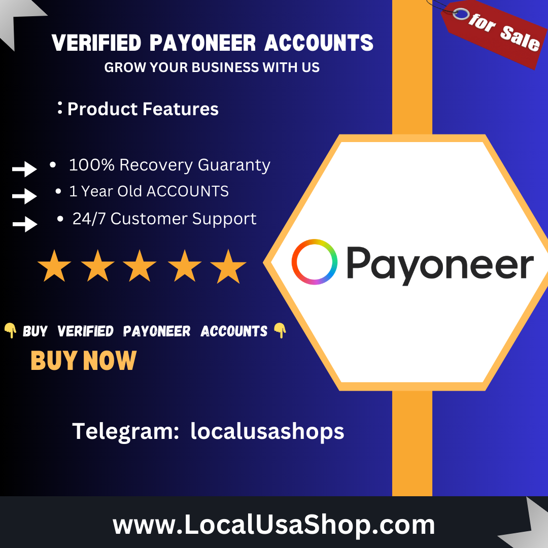 Buy Verified Payoneer Accounts | 100% Verified & Safe