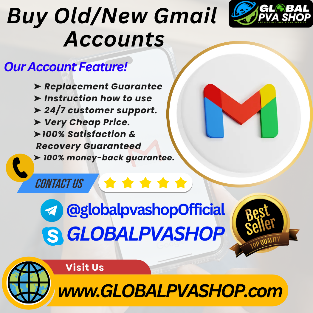 Buy Old Gmail Accounts - Global PVA Shop