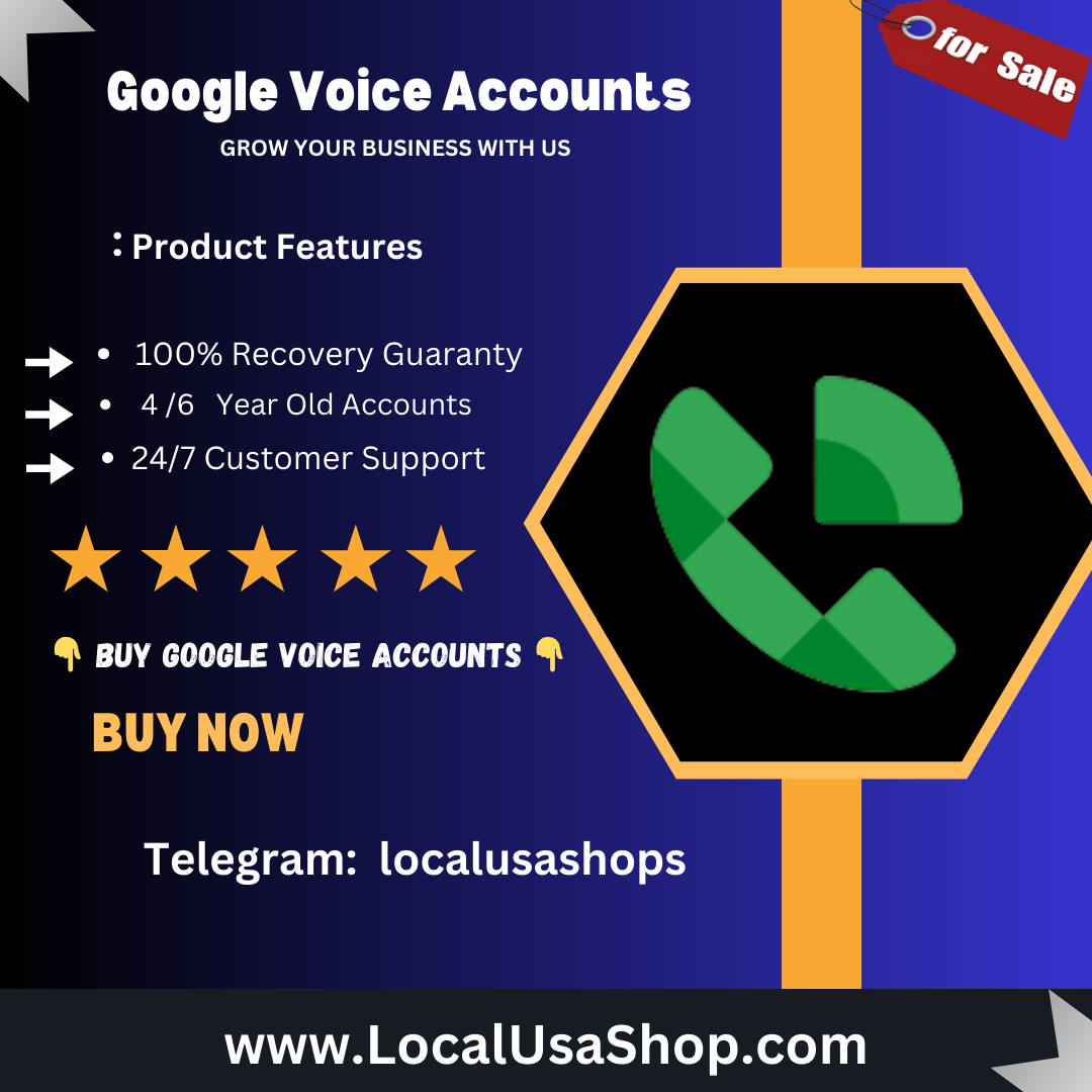 Buy Google Voice Accounts 100% USA Number Verified