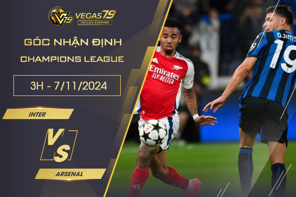 Nhận định Inter vs Arsenal, 3h ngày 7/11 - Champions League