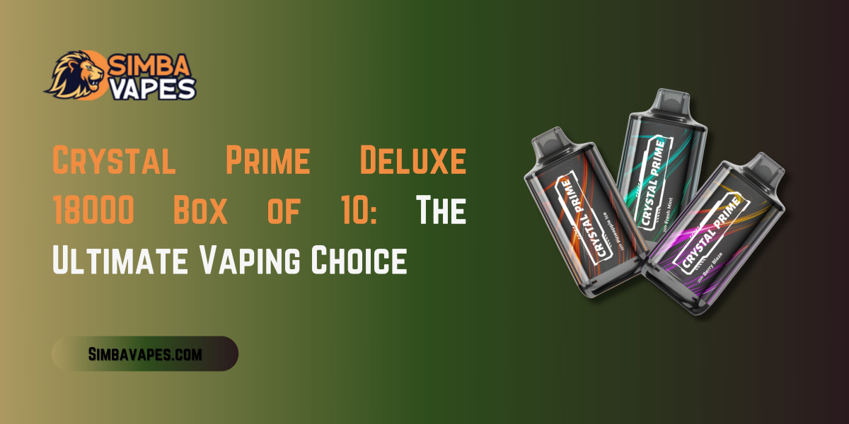 Crystal Prime Deluxe 18000 Box of 10: The Ultimate Vaping Choice