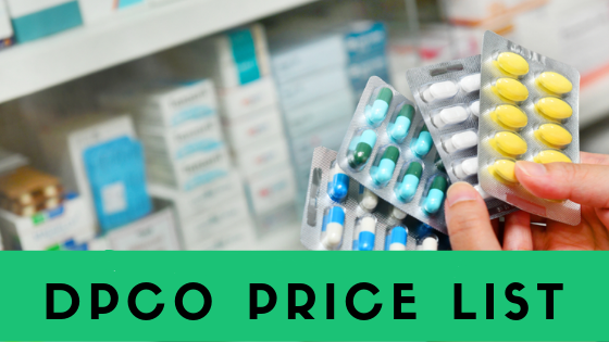 Latest DPCO Price List in India