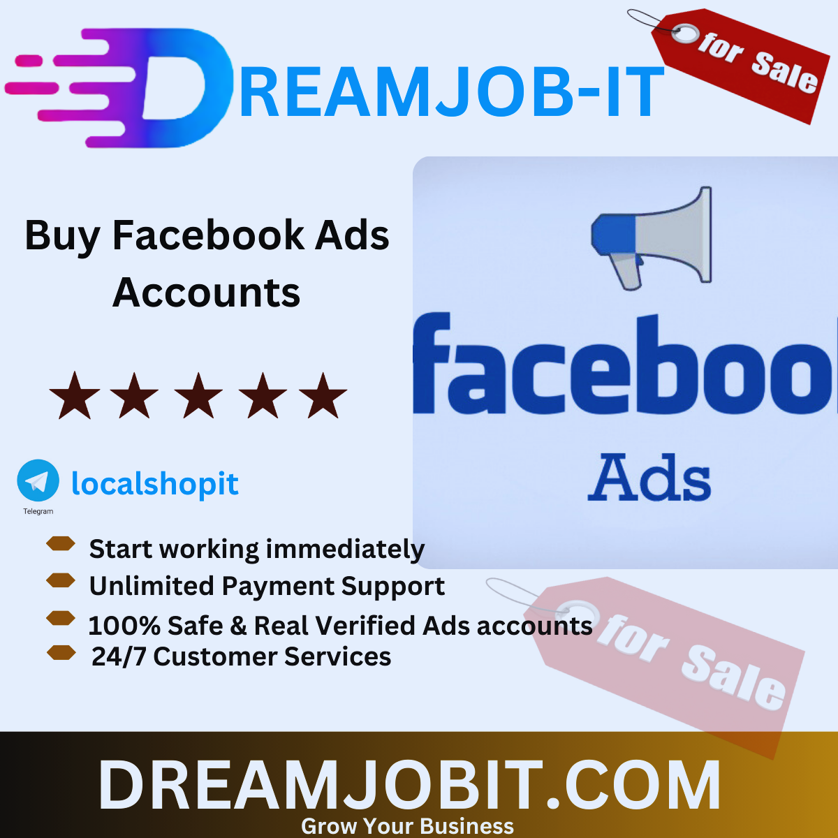 Buy Facebook Ads Accounts | Very Cheap Price