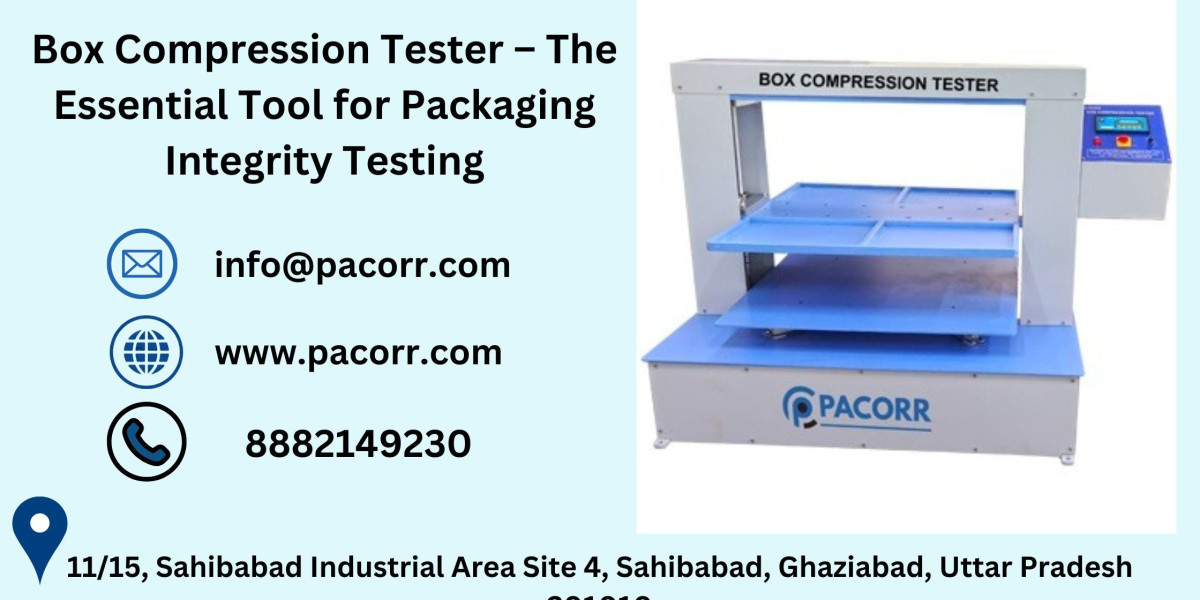 Why Every Packaging Manufacturer Needs a Box Compression Tester from Pacorr