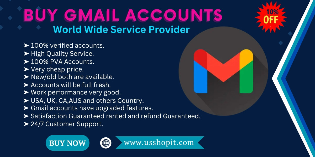 Top 10 Sites to Buy Gmail Accounts (PVA & Aged) very cheap price- usshopit