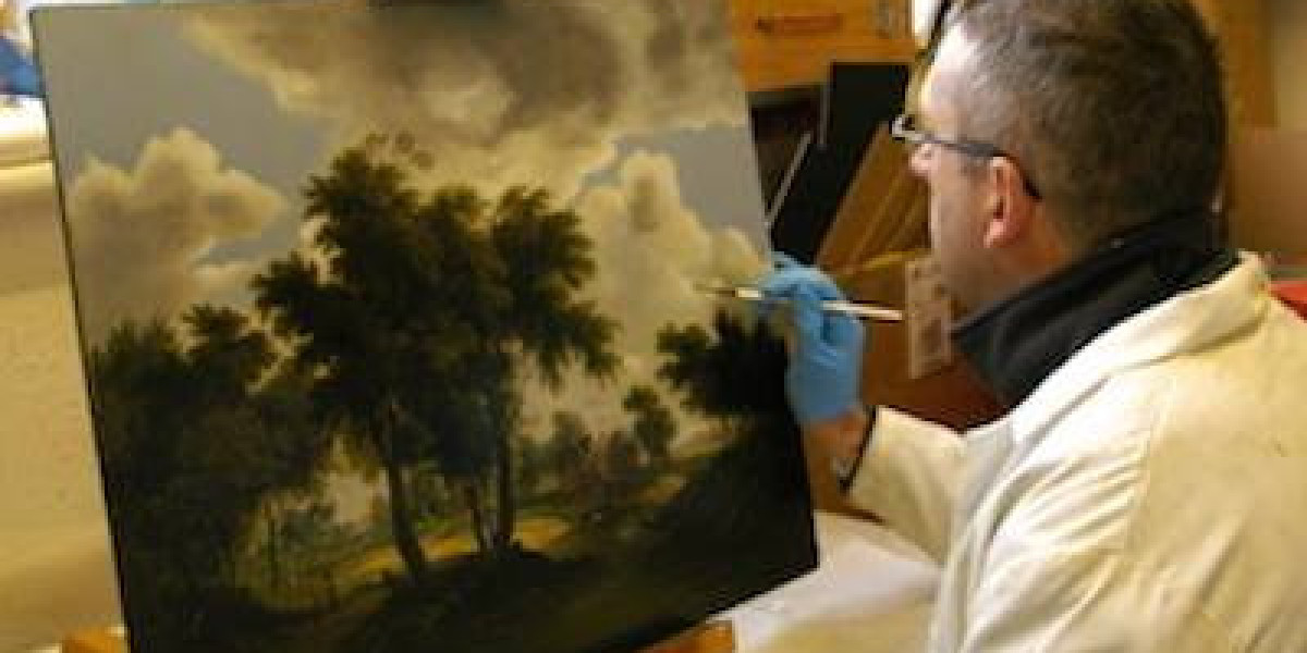 The Oil Painting Restoration Process at The Original Artwork Store