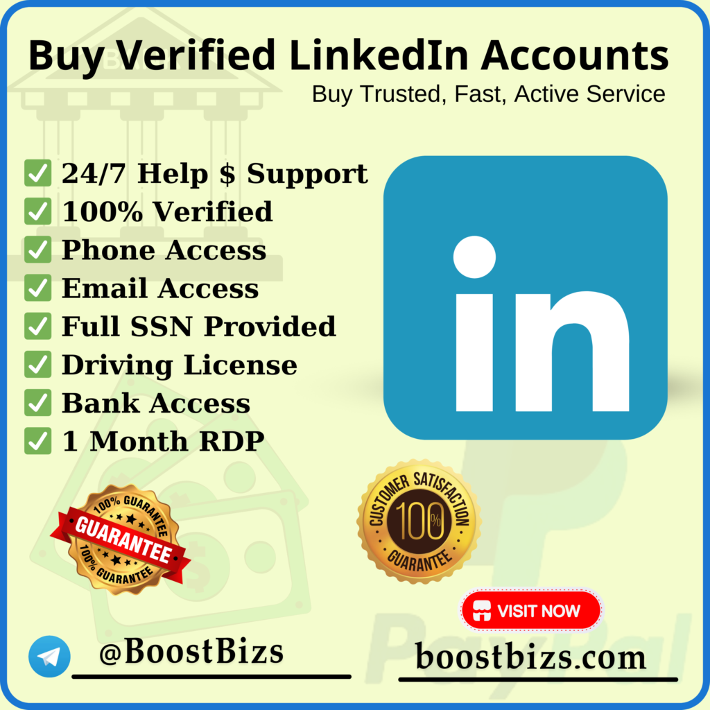 Buy Verified LinkedIn Accounts - 100% Verified And KYC