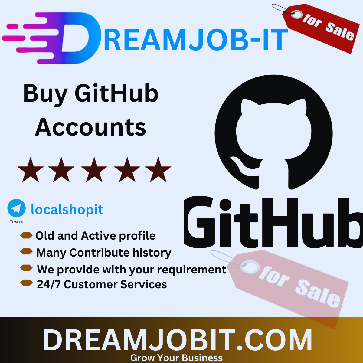 Buy GitHub Accounts | 100% Old & Cheap Price