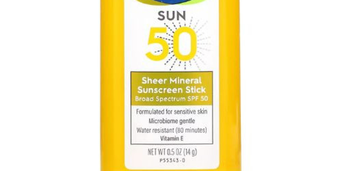 Portable Sun Protection for All Skin Types With Cetaphil Sheer Mineral Sunscreen Stick Broad Spectrum SPF 50