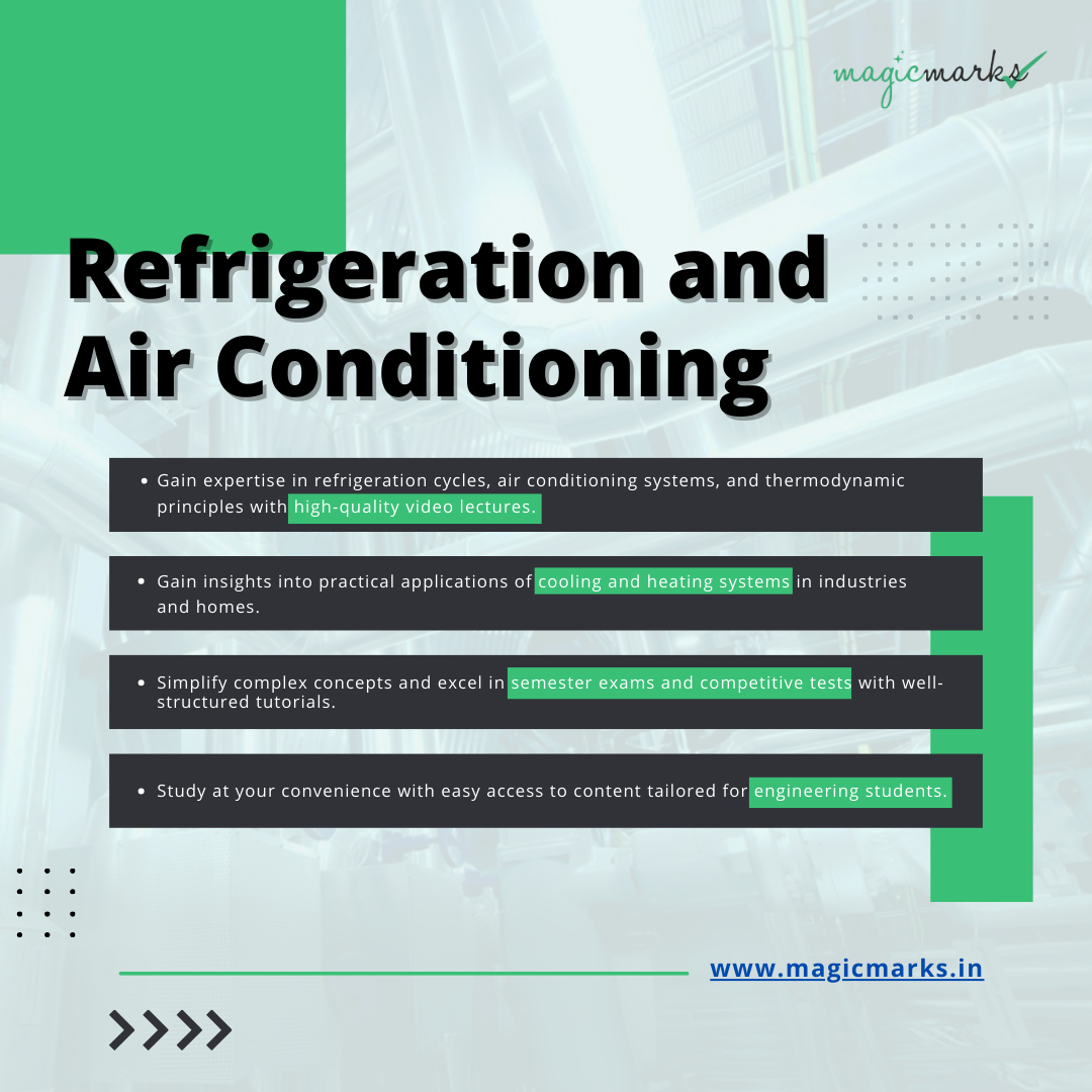 Refrigeration and Air Conditioning: Best Online Video Lectures for Exam Success | by Magic Marks | Dec, 2024 | Medium