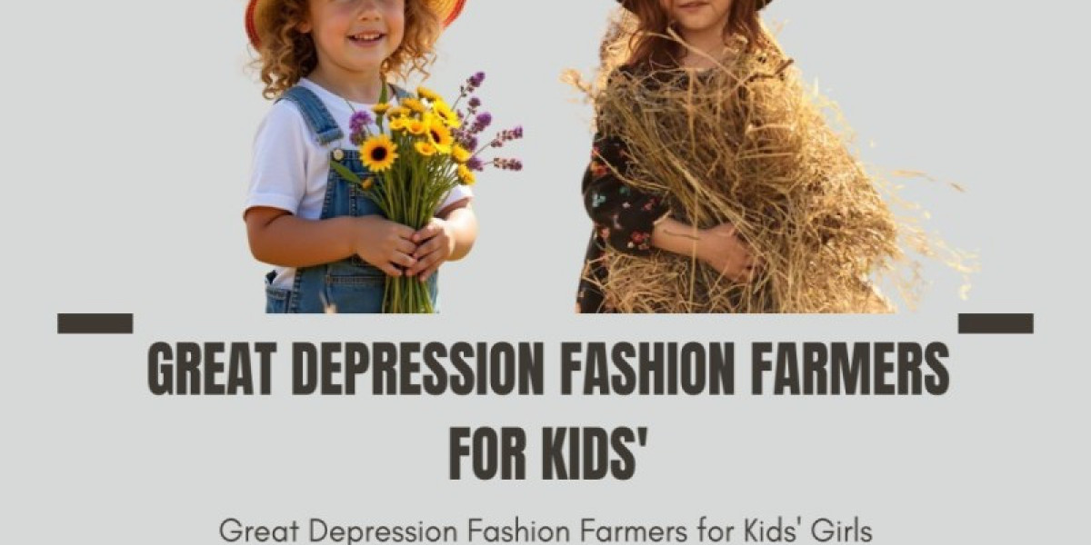 Great Depression Fashion Farmers for Kids' Girls