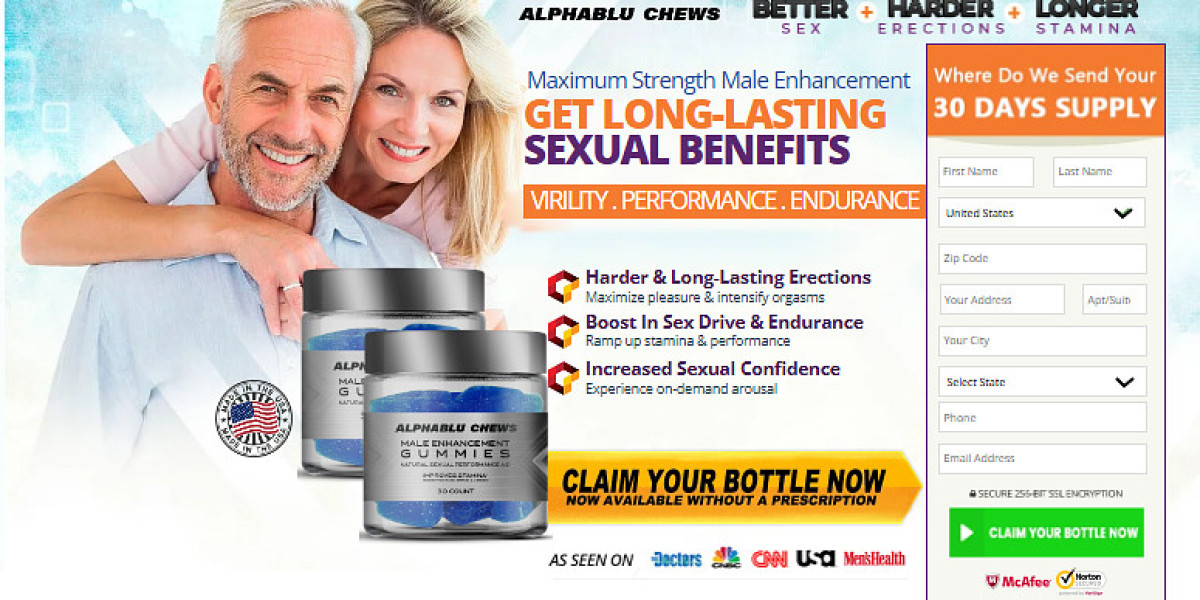 AlphaBlu Chews Male Enhancement Gummies Official Website, Working, Price In USA