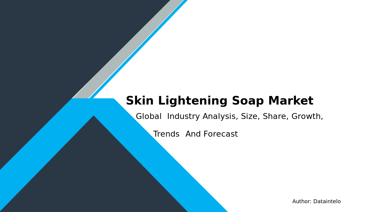 Skin Lightening Soap Market Size, Share & Growth Report 2032