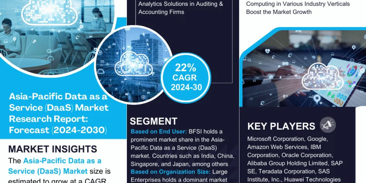 Asia-Pacific Data as a Service (DaaS) Market Expanding at a CAGR of 22% during 2024-2030