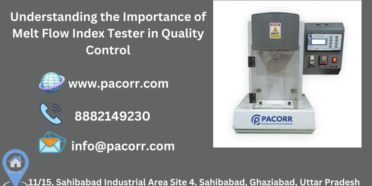 Pacorr's Melt Flow Index Tester: Built to Meet the Demands of the Modern Polymer Industry