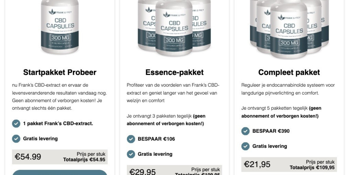 Frank & Frey CBD Capsules Nederland (NL) Prijs, Werking