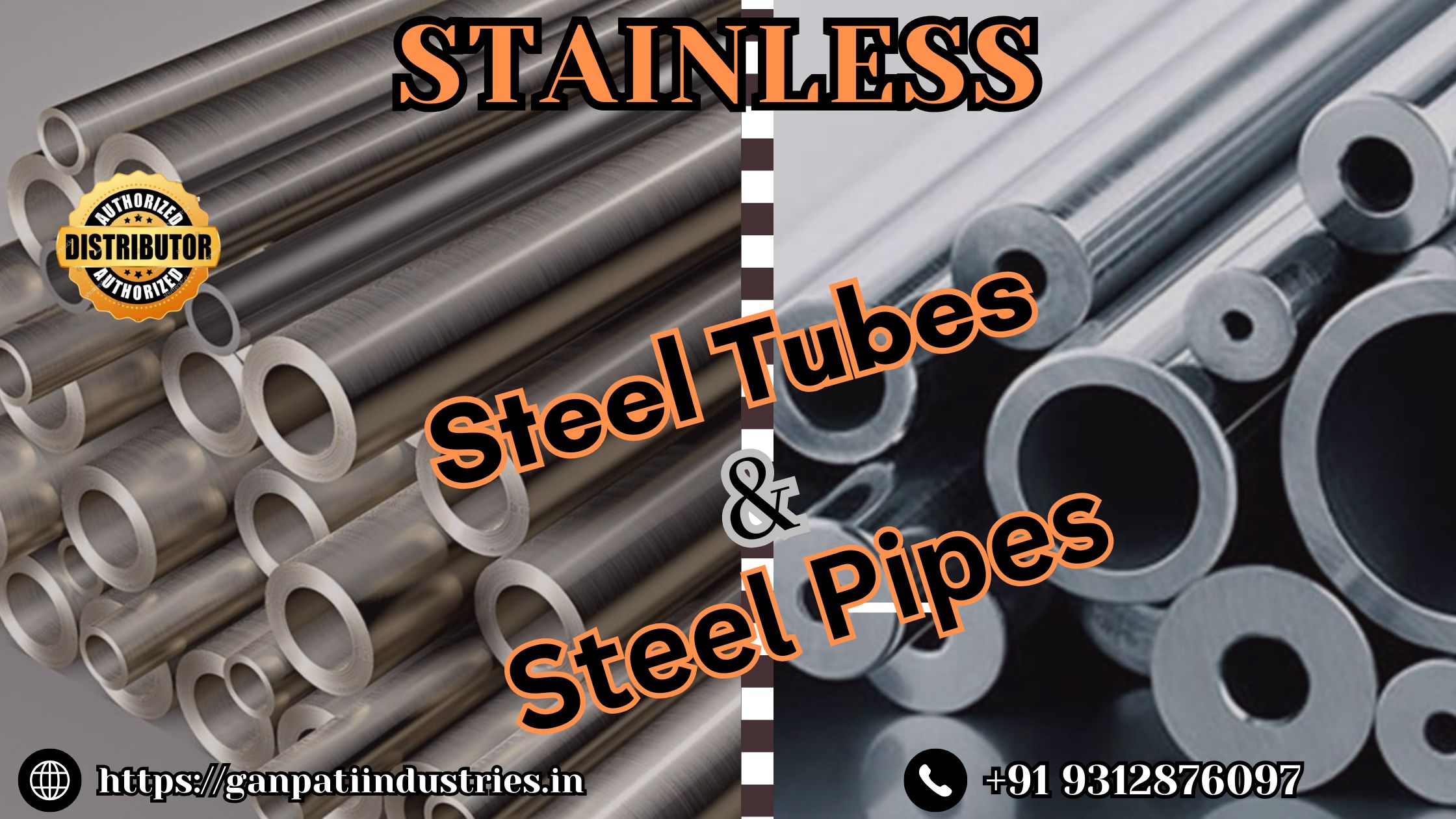 Stainless Steel Pipe - Supplier Ganpati Industries