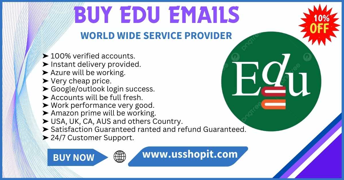 Buy EDU Email Accounts – Best Offer of the Year from 100% Verified and Trusted Site Usshopit. com