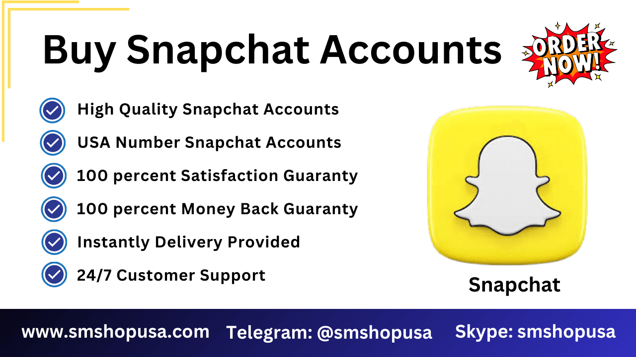 Buy Snapchat Accounts | Fresh & Aged Accounts Available