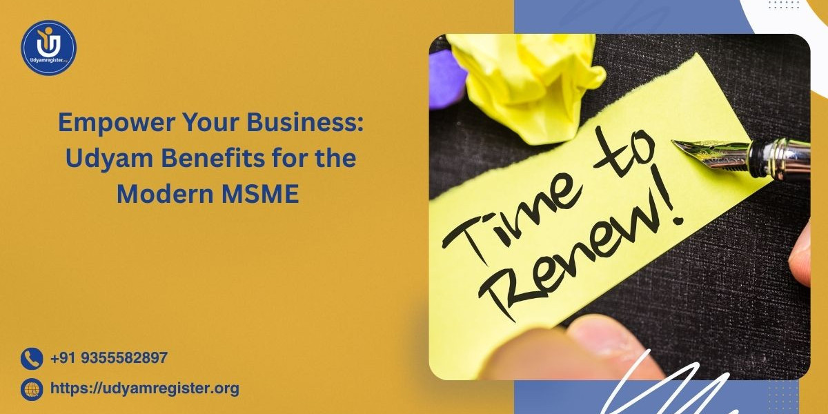 Empower Your Business: Udyam Benefits for the Modern MSME