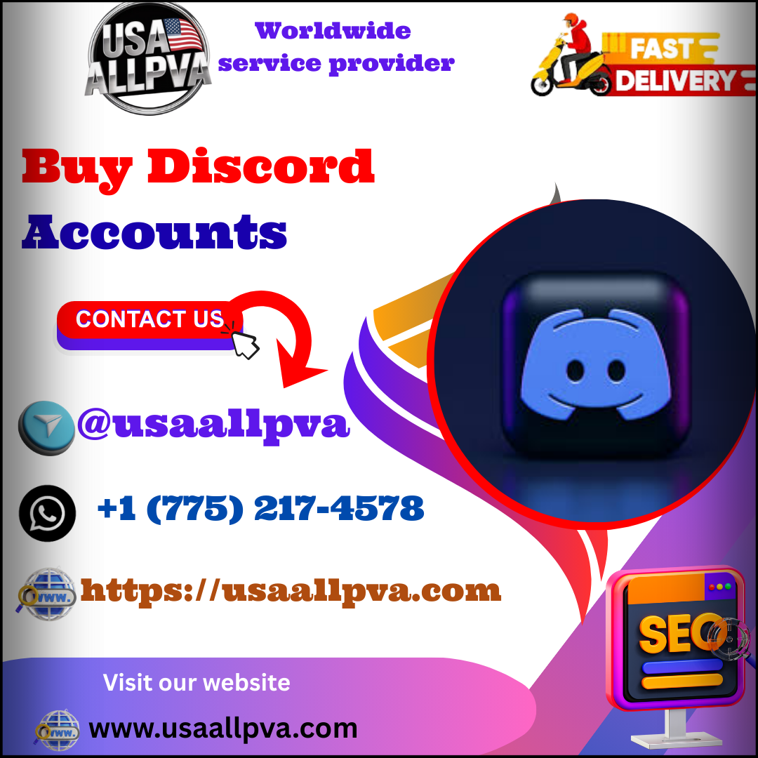 Buy Discord Accounts - 100% best Bulk (PVA, Old)