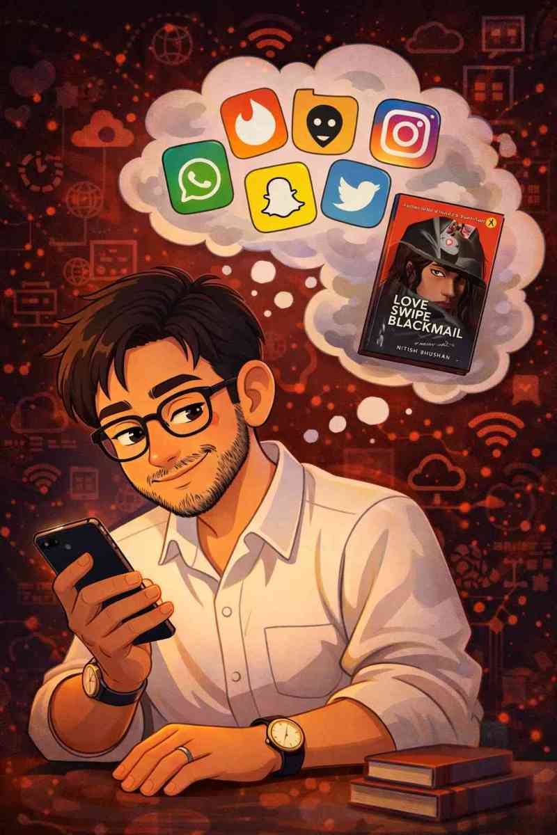 Love Swipe Blackmail – A Techno Thriller for the Digital Generation – Indian Thriller Writers & Novels
